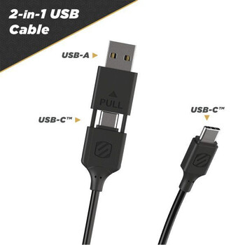 Scosche CCA4-SP Strikeline 2-in-1 Charge & Sync Cable 1,2m
