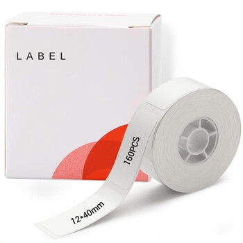 NIIMBOT THERMAL LABEL PAPER 12*40-160 WHITE NIIMBOT THERMAL LABEL PAPER 12*40-160 WHITE
