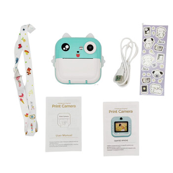LAMTECH BLUETOOTH KID INSTANT CAMERA WHITE/GREEN