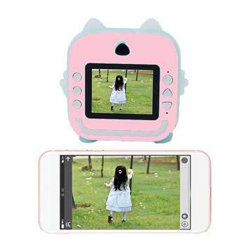 LAMTECH BLUETOOTH KID INSTANT CAMERA WHITE/PINK