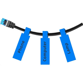 NIIMBOT THERMAL LABEL PAPER 12.5*74+35-65 CABLE BLUE NIIMBOT THERMAL LABEL PAPER 12.5*74+35-65 CABLE BLUE
