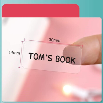 NIIMBOT THERMAL LABEL PAPER 14*30-210 TRANSPARENT