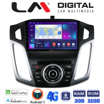 LM Digital - LM KE8150 GPS Οθόνη OEM Multimedia Αυτοκινήτου για Ford Focus 2011 > 2018 (CarPlay/AndroidAuto/BT/GPS/WIFI/GPRS) electriclife
