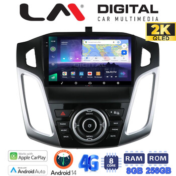 LM Digital - LM KQ8150 GPS Οθόνη OEM Multimedia Αυτοκινήτου για Ford Focus 2011 > 2018 (CarPlay/AndroidAuto/BT/GPS/WIFI/GPRS) electriclife