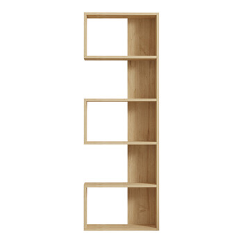 Βιβλιοθήκη Cascade pakoworld σε oak απόχρωση 51.8x22x150εκ