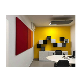 Audiodesigner RECT PANEL Grey/Silver Ηχοαπορροφητικά πάνελ 120x60x5 cm / 2.88 τ.μ. (4 Τεμάχια)
