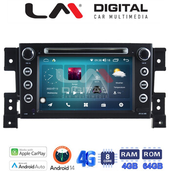 LM_Digital LM Digital - LM C8053 GPS Οθόνη OEM Multimedia Αυτοκινήτου για SUZUKI GRAN VITARA 2005 > 2015 (CarPlay/AndroidAuto/BT/GPS/WIFI/GPRS) electriclife