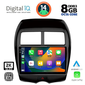 DIGITAL IQ BXF 11430_CPAA (10inc) MULTIMEDIA TABLET for MITSUBISHI ASX mod. 2009> - PEUGEOT 4008 mod. 2012-2018