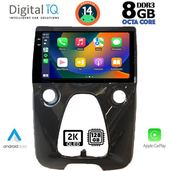 DIGITAL IQ BXF 11708_CPAA A/C (10inc) MULTIMEDIA TABLET for CITROEN C1-PEUGEOT 108-TOYOTA AYGO mod. 2014>