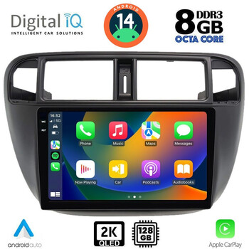 DIGITAL IQ BXF 11186_CPAA A/C (9inc) MULTIMEDIA TABLET for HONDA CIVIC mod. 1995-2001