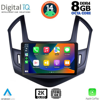 DIGITAL IQ BXF 11077_CPAA (9inc) MULTIMEDIA TABLET for CHEVROLET CRUZE mod. 2013-2015