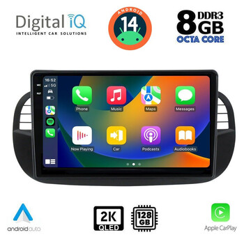 DIGITAL IQ BXF 11130_CPAA (9inc) MULTIMEDIA TABLET for FIAT 500 mod. 2007-2015