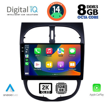DIGITAL IQ BXF 11506_CPAA (9inc) MULTIMEDIA TABLET for PEUGEOT 206 mod. 1998-2006