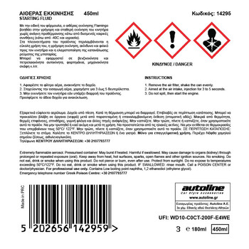 Flamingo  FLAMINGO ΑΙΘΕΡΑΣ ΕΚΚΙΝΗΣΗΣ 450ml