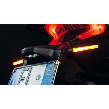 L.PTS001N ΦΛΑΣ MOTO PROJECT 001 ΜΑΥΡΑ 12V COB LED TECHNOLOGY PARAXITE - 2 ΤΕΜ.