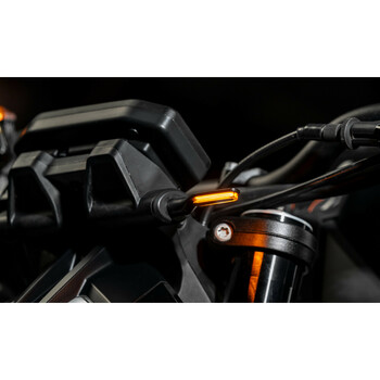 L.PTS002N ΦΛΑΣ MOTO PROJECT 002 ΜΑΥΡΑ 12V COB LED TECHNOLOGY PARAXITE - 2 ΤΕΜ.