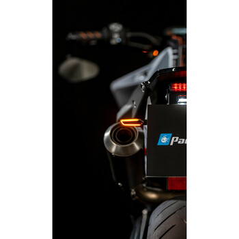 L.PTS002N ΦΛΑΣ MOTO PROJECT 002 ΜΑΥΡΑ 12V COB LED TECHNOLOGY PARAXITE - 2 ΤΕΜ.