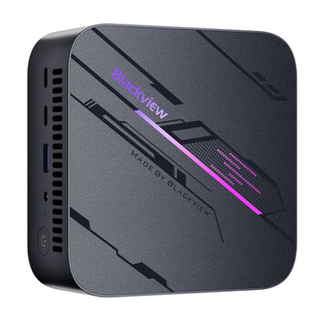 BLACKVIEW MINI PC 8-CORE AMD RYZEN 7 16GB DDR4 1TB M.2 SSD SUPPORT TRIPLE 4K DISPLAY WIN 11 PRO BLACK