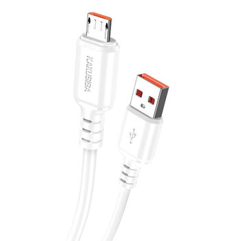KAKUSIGA καλώδιο micro USB σε USB KSC-982, 15W, 480Mbps, 1m, λευκό