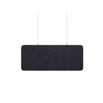 Audiodesigner ECOBAFFLE Rectangle Ηχοαπορροφητικά Πάνελ Οροφής 60x120x4cm / 2,88 τ.μ. Μαύρο (4 Τεμάχια)