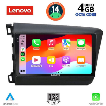 LENOVO SSV 81904D_CPA (9inc) MULTIMEDIA TABLET for HONDA CIVIC  4Doors mod. 2012-2016
