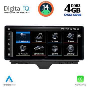 DIGITAL IQ TPK 16910_CPA (10.25inc) MULTIMEDIA SYSTEM for AUDI A1 mod. 2010-2018