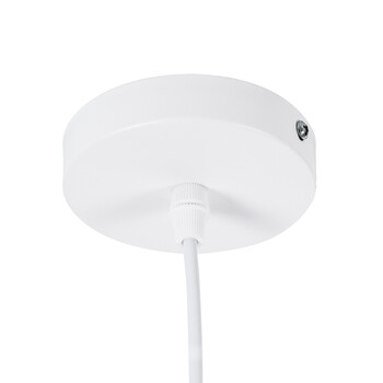GloboStar® SHANGHAI 01026 Μοντέρνο Κρεμαστό Φωτιστικό Καμπάνα Σετ Τρίφωτο 3 x E27 IP20 Λευκό & Χρυσό Μέταλλο - Μ79.5 x Π79.5 x Υ38cm