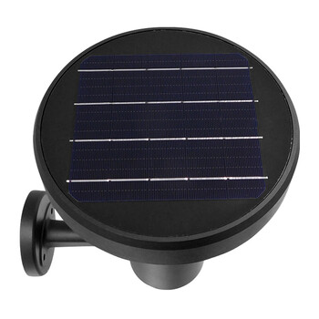 GLOBOSTAR® SOLARTIS 12126 Φωτιστικό Κολωνάκι Κήπου LED 10W 1000lm 180° με Ενσωματωμένο Φωτοβολταϊκό Panel ?V ?W & Επαναφορτιζόμενη Μπαταρία Li-ion ?V 12000mAh με Αισθητήρα Ημέρας-Νύχτας Αδιάβροχο IP65 Ψυχρό Λευκό 6000K - Γκρι Ανθρακί - Μ24 x Π32 x Υ28cm - 2 Χρόνια Εγγύηση