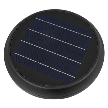 GLOBOSTAR® SOLARTIS 12129 Φωτιστικό Κολωνάκι Κήπου LED 10W 1000lm 180° με Ενσωματωμένο Φωτοβολταϊκό Panel ?V ?W & Επαναφορτιζόμενη Μπαταρία Li-ion ?V 12000mAh με Αισθητήρα Ημέρας-Νύχτας Αδιάβροχο IP65 Ψυχρό Λευκό 6000K - Γκρι Ανθρακί - Μ26 x Π33 x Υ28cm - 2 Χρόνια Εγγύηση