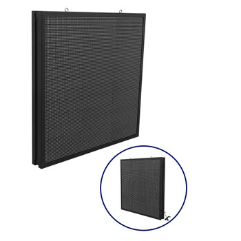 GloboStar® DISPLAY 90342 Κυλιόμενη Ψηφιακή Επιγραφή P10 Διπλής Όψης LED AC 220-240V Αδιάβροχο IP65 Πράσινο - WiFi Control μέσω FK APP - Αισθητήρας Θερμοκρασίας & Υγρασίας - Μ104 x Π12 x Υ104cm - 2 Χρόνια Εγγύηση