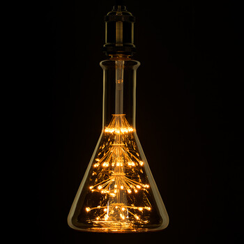 GloboStar® 99214 Λάμπα E27 DPN150 MTX Dispenser DIODE HP LED String 4W 400 lm 320° AC 85-265V Edison Retro με Μελί Γυαλί Ultra Θερμό Λευκό 2200 K