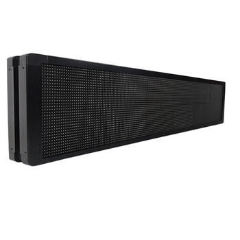 GloboStar® DISPLAY 90331 Κυλιόμενη Ψηφιακή Επιγραφή P10 Διπλής Όψης LED AC 220-240V Αδιάβροχο IP65 Κόκκινο - WiFi Control μέσω FK APP - Αισθητήρας Θερμοκρασίας & Υγρασίας - Μ168 x Π12 x Υ40cm - 2 Χρόνια Εγγύηση