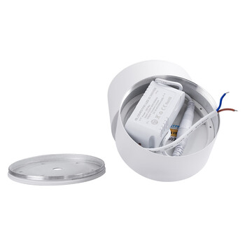 GloboStar® OMEGA-S 60298 Επιφανειακό LED Spot Downlight Φ10cm 12W 1560lm 36° AC 220-240V IP20 Φ10 x Υ10.5cm - Στρόγγυλο - Λευκό - Φυσικό Λευκό 4500K - Bridgelux COB - 5 Years Warranty GloboStar® OMEGA-S 60298 Επιφανειακό LED Spot Downlight Φ10cm 12W 1560lm 36° AC 220-240V IP20 Φ10 x Υ10.5cm - Στρόγγυλο - Λευκό - Φυσικό Λευκό 4500K - Bridgelux COB - 5 Years Warranty