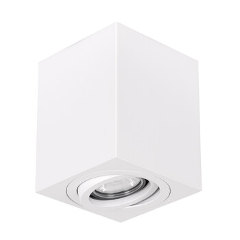 GloboStar® AKIRA 60622 Επιφανειακό Κινούμενο Τετράγωνο Φωτιστικό Σποτ Αλουμινίου με Ντουί GU10 AC 220-240V IP44 Μ8 x Π8 x Υ10cm - Λευκό GloboStar® AKIRA 60622 Επιφανειακό Κινούμενο Τετράγωνο Φωτιστικό Σποτ Αλουμινίου με Ντουί GU10 AC 220-240V IP44 Μ8 x Π8 x Υ10cm - Λευκό