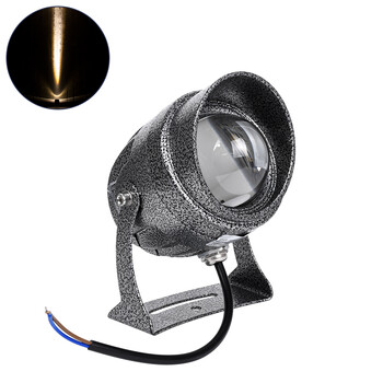 GLOBOSTAR® SPOT-XENIA 90632 Αρχιτεκτονικό Σποτ Φωτισμου LED 16W 1440lm 3° DC 24V Αδιάβροχο IP65 Θερμό Λευκό 3000K Dimmable - Γκρι Ανθρακί - Μ9 x Π9 x Υ12cm - 3 Χρόνια Εγγύηση