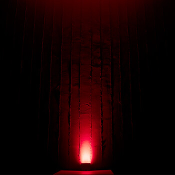 GloboStar® TREELIGHT-ZINA S-90998 Κυρτή Μπάρα Φωτισμού Wall Washer με Αντιθαμβωτική Γρίλια Ειδική για Φυτά - Δέντρα LED 3W 240lm 30° DC 24V Αδιάβροχο IP65 Μ9 x Π6.5 x Υ4cm Κόκκινο - Γκρι Ανθρακί - 3 Years Warranty