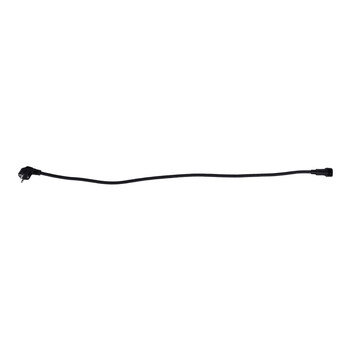 GloboStar® 51172 Καλώδιο Ρεύματος 3PIN DMX512 1 Μέτρο από Female XLR σε Male Πρίζα Schuko Τερματισμένο Αδιάβροχο IP65 Μ100cm - Μαύρο