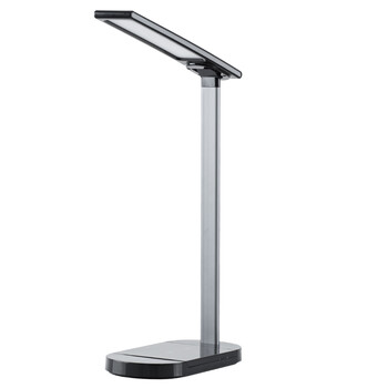 GloboStar® 76530 Επιτραπέζιο Φωτιστικό Πορτατίφ LED 5W 500lm 180° DC 5V IP20 CCT Θερμό Λευκό 2700K - Φυσικό Λευκό 4500K - Ψυχρό Λευκό 6000K Dimmable Μαύρο Αλουμίνιο - Μ25 x Π10.5 x Υ35.5cm - 2 Xρόνια Εγγύηση