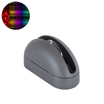 GLOBOSTAR® WINDOW-CURBA 90112 Αρχιτεκτονικό Φωτιστικό Ανάδειξης Παραθύρων Window Light LED 6W 480lm 3x262° DC 24V Αδιάβροχο IP65 RGB Dimmable - Γκρι Ανθρακί - Μ12 x Π5.3 x Υ6.5cm - 3 Χρόνια Εγγύηση