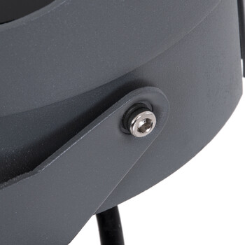 GLOBOSTAR® FLOOD-NIGMA 90396 Προβολέας Σποτ Wall Washer με Αντιθαμβωτική Γρίλια LED 24W 2040lm 30° DC 24V Αδιάβροχο IP65 RGBW DMX512 Dimmable - Γκρι Ανθρακί - Μ15 x Π15 x Υ9.1cm - 3 Χρόνια Εγγύηση