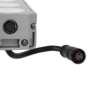 GLOBOSTAR® WASHER-JAVIA 90556 Μπάρα Φωτισμού Wall Washer LED 48W 4320lm 5° DC 24V Αδιάβροχο IP67 Φυσικό Λευκό 4500K Dimmable - Γκρι Ανθρακί - Μ100 x Π5.2 x Υ3.6cm - 3 Χρόνια Εγγύηση