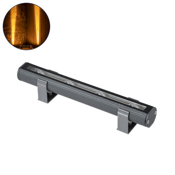 GLOBOSTAR® WINDOW-BARI 90586 Αρχιτεκτονικό Φωτιστικό Ανάδειξης Παραθύρων Window Light LED 12W 1020lm 8x180° DC 24V Αδιάβροχο IP67 Αρχιτεκτονικό Πορτοκαλί 2200K Dimmable - Γκρι Ανθρακί - Μ30 x Π4 x Υ3.5cm - 3 Χρόνια Εγγύηση
