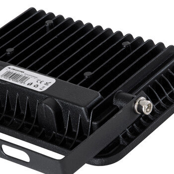 GloboStar® ATLAS 61416 Επαγγελματικός Προβολέας LED 30W 3750lm 120° AC 220-240V - Αδιάβροχος IP67 - Μ16 x Π2.5 x Υ12.5cm - Μαύρο - Ψυχρό Λευκό 6000K - LUMILEDS Chips - TÜV Rheinland Certified - 5 Years Warranty
