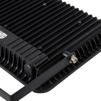 GloboStar® ATLAS 61430 Επαγγελματικός Προβολέας LED 150W 17250lm 120° AC 220-240V - Αδιάβροχος IP67 - Μ32 x Π4 x Υ23cm - Μαύρο - Θερμό Λευκό 2700K - LUMILEDS Chips - TÜV Rheinland Certified - 5 Years Warranty