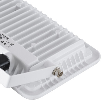 GloboStar® AURORA 61440 Επαγγελματικός Προβολέας LED 30W 3750lm 120° AC 220-240V με Ενσωματωμένο Ρυθμιζόμενο Αισθητήρα Κίνησης PIR - Αδιάβροχος IP67 - Μ16 x Π5 x Υ17.5cm - Λευκό - Ψυχρό Λευκό 6000K - LUMILEDS Chips - TÜV Rheinland Certified - 3 Years Warranty