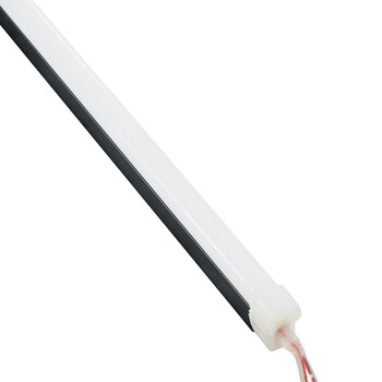 GloboStar® CON-NEONIO 90775-3M Προφίλ Αλουμινίου 3 Μέτρων - Βάση Στήριξης για την NEONIO Digital Neon Flex LED 14.4W/m 12VDC με Π1 x Υ2.3cm - Μαύρο - Μ300 x Π1.2 x Υ1.3cm