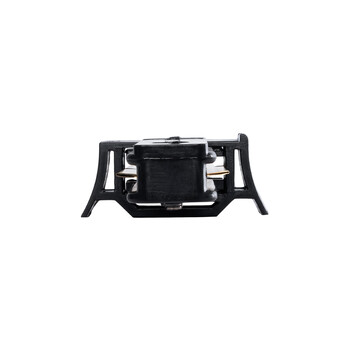 GloboStar® 2L-EUROTRACK 60849 Αντάπτορας Ι(Γιώτα) - Μονοφασικός 2 Καλωδίων για όλες τις Ράγες EUROTRACK AC 220-240V Μ8 x Π4 x Υ2cm- EUROTRACK® System 1L+1N - Θερμοπλαστικό - Μαύρο - 5 Χρόνια Εγγύηση