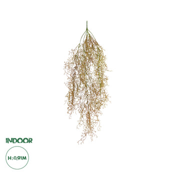 GloboStar® Artificial Garden HANGING AIR GRASS 20816 Τεχνητό Διακοσμητικό Κρεμαστό Φυτό Air Grass Μ22 x Π10 x Υ91cm