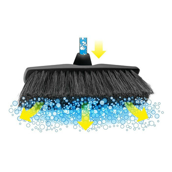 L3802.3 ΒΟΥΡΤΣΑ ΠΛΥΣΙΜΑΤΟΣ ΜΕ ΠΛΑΣΤΙΚΗ ΤΡΙΧΑ (PVC) TRINITY 25x8cm ΓΙΑ ΚΟΝΤΑΡΙΑ(L3802.4/L3802.5/L3802.6) LAMPA - 1 ΤΕΜ.