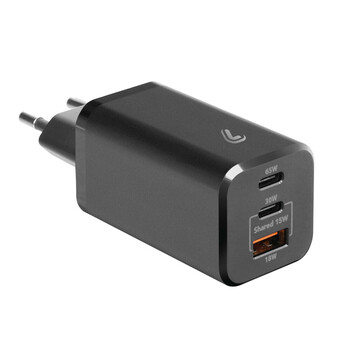 L3871.9/T ΦΟΡΤΙΣΤΗΣ ΜΕ ΟΙΚΙΑΚΗ ΠΡΙΖΑ HOME ROCKET 65W 100/230V 65W ΜΕ 3 ΘΥΡΕΣ USB (USB-A+USB-Cx2) QUICK CHARGE LAMPA - 1 ΤΕΜ.